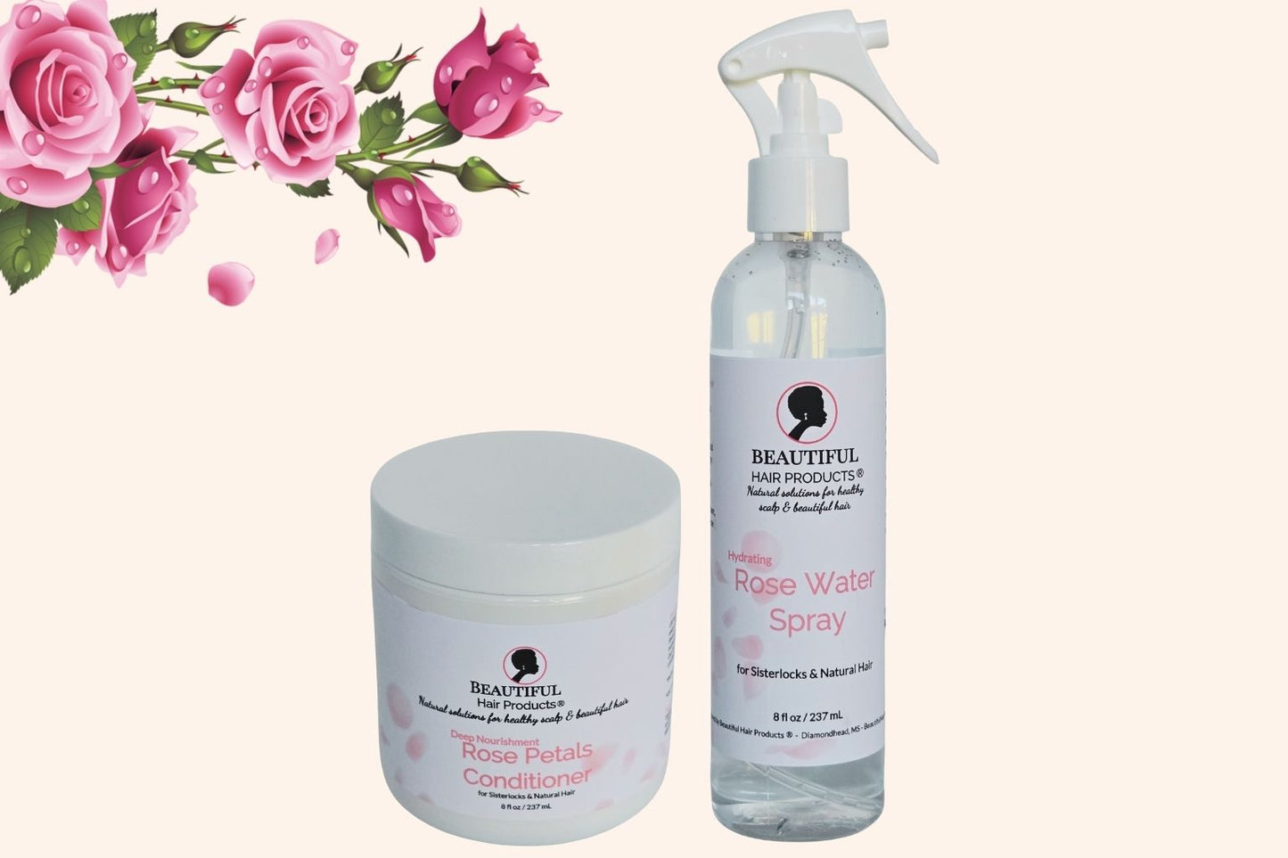 Rose Petals Crown Starter Kits banner with crown imagery and beginner-friendly elements in pink and cream brand colors